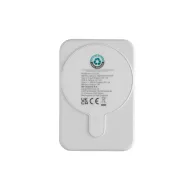  Baterie externa 5000 mAh, 5 W, USB-C, USB-A, 2502E14972, Everestus, 9.5 x 6.4 x 1.5 cm, ABS, Alb