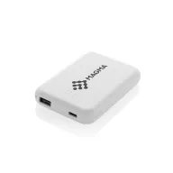   Baterie externa 5000 mAh, 5 W, USB-C, USB-A, 2502E14972, Everestus, 9.5 x 6.4 x 1.5 cm, ABS, Alb