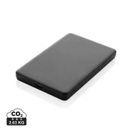   Baterie externa 5000 mAh, 5 W, USB-C, 2502E14948, Everestus, 10.4 x 6.6 x 1 cm, Aluminiu, ABS, Negru