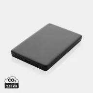   Baterie externa 5000 mAh, 5 W, USB-C, 2502E14948, Everestus, 10.4 x 6.6 x 1 cm, Aluminiu, ABS, Negru