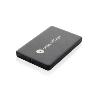   Baterie externa 5000 mAh, 5 W, USB-C, 2502E14948, Everestus, 10.4 x 6.6 x 1 cm, Aluminiu, ABS, Negru
