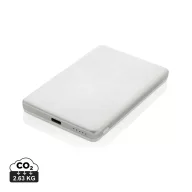   Baterie externa 5000 mAh, 5 W, USB-C, 2502E14949, Everestus, 10.4 x 6.6 x 1 cm, Aluminiu, ABS, Argintiu