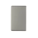 Baterie externa 5000 mAh, 5 W, USB-C, 2502E14949, Everestus, 10.4 x 6.6 x 1 cm, Aluminiu, ABS, Argintiu