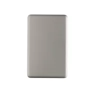   Baterie externa 5000 mAh, 5 W, USB-C, 2502E14949, Everestus, 10.4 x 6.6 x 1 cm, Aluminiu, ABS, Argintiu