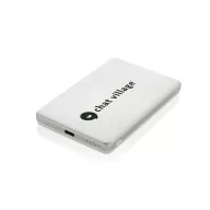   Baterie externa 5000 mAh, 5 W, USB-C, 2502E14949, Everestus, 10.4 x 6.6 x 1 cm, Aluminiu, ABS, Argintiu