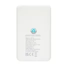 Powerbank 5000 mAh, USB-C, Micro USB, 2401E16337, Everestus, 9.7x6.3x1.5 cm, ABS, Alb