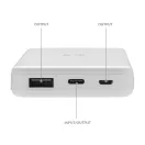 Powerbank 5000 mAh, USB-C, Micro USB, 2401E16337, Everestus, 9.7x6.3x1.5 cm, ABS, Alb