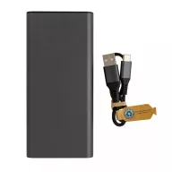   Powerbank, XD, 42FEB230597, 20000 mAh, 14.3x6.6x2.8 cm, Aluminiu, ABS, Gri