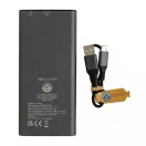 Powerbank, XD, 42FEB230597, 20000 mAh, 14.3x6.6x2.8 cm, Aluminiu, ABS, Gri