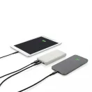 Powerbank, Everestus, 42FEB230594, 8000 mAh, 13.6x6.9x1.6 cm, ABS, TPE, Alb
