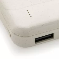   Powerbank, Everestus, 42FEB230594, 8000 mAh, 13.6x6.9x1.6 cm, ABS, TPE, Alb