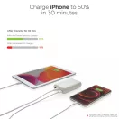 Powerbank, Urban Vitamin, 22FEB1618, 10000 mAh, 9.5x6.3x2.3 cm, ABS, Alb
