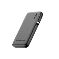   Powerbank, 10000 mAh, 20 W, Urban Vitamin, 2601E14753, 13x7.3x1.6 cm, ABS, Negru