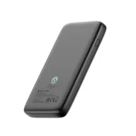   Powerbank, 10000 mAh, 20 W, Urban Vitamin, 2601E14753, 13x7.3x1.6 cm, ABS, Negru