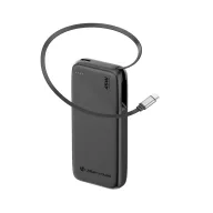   Powerbank, 20000 mAh, 45 W, Urban Vitamin, 2601E14754, 15.5x7x2.4 cm, ABS, Negru