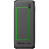   Powerbank, 20000 mAh, 45 W, Urban Vitamin, 2601E14754, 15.5x7x2.4 cm, ABS, Negru
