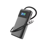   Powerbank, 10000 mAh, 45 W, XD, 2601E14736, 12.7x6x3 cm, Policarbonat, ABS, Gri