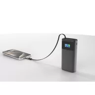   Powerbank, 10000 mAh, 45 W, XD, 2601E14736, 12.7x6x3 cm, Policarbonat, ABS, Gri