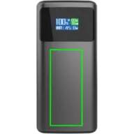   Powerbank, 10000 mAh, 45 W, XD, 2601E14736, 12.7x6x3 cm, Policarbonat, ABS, Gri