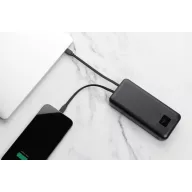   Powerbank 20000 mAh, USB-C, 2401E16226, Everestus, 14.7x7x3.1 cm, ABS, Negru