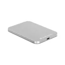 Powerbank 3000 mAh, USB-C, 2401E16434, Urban Vitamin, 10.2x7x0.6 cm, Aluminiu, ABS, Argintiu