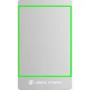 Powerbank 3000 mAh, USB-C, 2401E16434, Urban Vitamin, 10.2x7x0.6 cm, Aluminiu, ABS, Argintiu