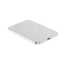 Powerbank 3000 mAh, USB-C, 2401E16434, Urban Vitamin, 10.2x7x0.6 cm, Aluminiu, ABS, Argintiu