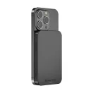 Powerbank 5000 mAh, USB-C, 2401E16441, Urban Vitamin, 10.8x7x0.9 cm, Aluminiu, ABS, Negru
