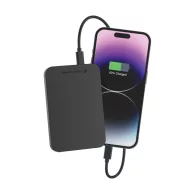   Powerbank 5000 mAh, USB-C, 2401E16441, Urban Vitamin, 10.8x7x0.9 cm, Aluminiu, ABS, Negru