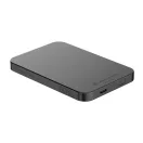 Powerbank 5000 mAh, USB-C, 2401E16441, Urban Vitamin, 10.8x7x0.9 cm, Aluminiu, ABS, Negru
