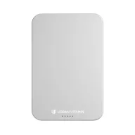   Powerbank 5000 mAh, USB-C, 2401E16442, Urban Vitamin, 10.8x7x0.9 cm, Aluminiu, ABS, Argintiu