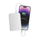 Powerbank 5000 mAh, USB-C, 2401E16442, Urban Vitamin, 10.8x7x0.9 cm, Aluminiu, ABS, Argintiu