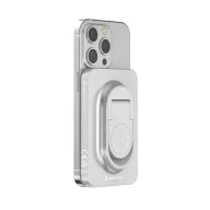   Powerbank 5000 mAh, USB-C, 2401E16439, Urban Vitamin, 10.4x7x1.7 cm, Aluminiu, ABS, Argintiu