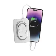   Powerbank 5000 mAh, USB-C, 2401E16439, Urban Vitamin, 10.4x7x1.7 cm, Aluminiu, ABS, Argintiu
