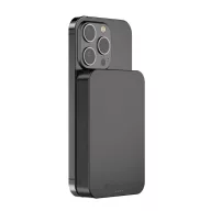   Powerbank 10000 mAh, USB-C, 2401E16435, Urban Vitamin, 10.4x7x1.4 cm, Aluminiu, ABS, Negru