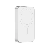   Powerbank 10000 mAh, USB-C, 2401E16436, Urban Vitamin, 10.4x7x1.4 cm, Aluminiu, ABS, Argintiu