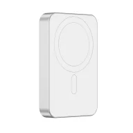   Powerbank 10000 mAh, USB-C, 2401E16436, Urban Vitamin, 10.4x7x1.4 cm, Aluminiu, ABS, Argintiu