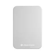   Powerbank 10000 mAh, USB-C, 2401E16436, Urban Vitamin, 10.4x7x1.4 cm, Aluminiu, ABS, Argintiu