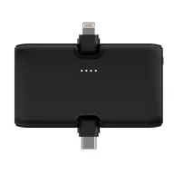   Baterie externa 5000 mAh, 20 W, USB-C, 2502E14977, Urban Vitamin, 7.9 x 4.5 x 2.9 cm, Policarbonat, ABS, Negru