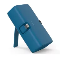   Baterie externa 5000 mAh, 20 W, USB-C, 2502E14978, Urban Vitamin, 7.9 x 4.5 x 2.9 cm, Policarbonat, ABS, Albastru