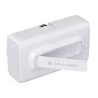   Baterie externa 5000 mAh, 20 W, USB-C, 2502E14983, Urban Vitamin, 7.9 x 4.5 x 3.4 cm, Policarbonat, ABS, Alb