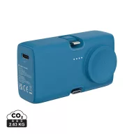   Baterie externa 5000 mAh, 20 W, USB-C, 2502E14982, Urban Vitamin, 7.9 x 4.5 x 3.4 cm, Policarbonat, ABS, Albastru
