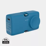   Baterie externa 5000 mAh, 20 W, USB-C, 2502E14982, Urban Vitamin, 7.9 x 4.5 x 3.4 cm, Policarbonat, ABS, Albastru