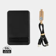   Baterie externa 5000 mAh, 5 W, USB-C, 2502E14985, Everestus, 10.3 x 6.8 x 1.3 cm, ABS, Negru