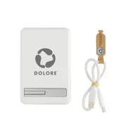   Baterie externa 5000 mAh, 5 W, USB-C, 2502E14986, Everestus, 10.3 x 6.8 x 1.3 cm, ABS, Alb