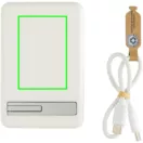 Baterie externa 5000 mAh, 5 W, USB-C, 2502E14986, Everestus, 10.3 x 6.8 x 1.3 cm, ABS, Alb