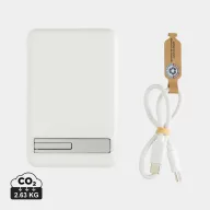   Baterie externa 5000 mAh, 5 W, USB-C, 2502E14986, Everestus, 10.3 x 6.8 x 1.3 cm, ABS, Alb