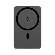   Powerbank Urban Vitamin, 2610E18021, 5000 mAh, 15 W, USB-C, 10.2x6.6x0.9 cm, Aluminiu, Negru