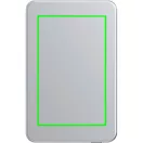 Powerbank Urban Vitamin, 2610E18024, 5000 mAh, 15 W, USB-C, 10.2x6.6x0.9 cm, Aluminiu, Argintiu