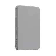   Powerbank Urban Vitamin, 2610E18024, 5000 mAh, 15 W, USB-C, 10.2x6.6x0.9 cm, Aluminiu, Argintiu